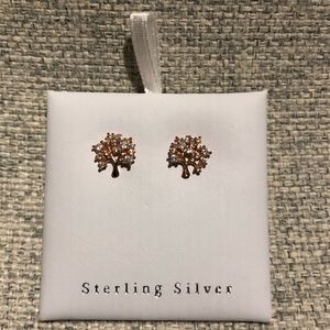 Tree Stud Earrings